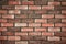 Natural red bricks wall masonry