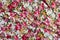 Natural red roses background,Rose Fabric background, Fragment of