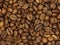Natural roasted coffee bees tasty delicious aroma flavor color