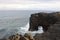 Natural rock arch on the Hawaiian coast