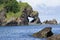 Natural Rock Arch at Hele Bay