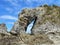 Natural rock arch, Mangawhai Cliff walk, Auckland, New Zealand