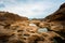 Natural of Rock Canyon in Mekhong River in Ubon Ratchathani, Thailand