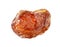 natural rough hessonite grossular crystal cutout