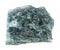 natural rough indigolite mineral cutout