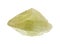 natural rough twinned sphene crystal cutout