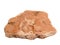 Natural sample of marlstone marl rock on white background