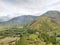 natural scenery of lake, mountains, trees of lake toba samosir in the photo from Sibea Bea Hill