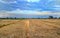 Natural scenes of the fields after rain