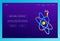Natural science concept - modern isometric vector web banner