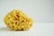 Natural sea bath cleaning yellow sponge for washing
