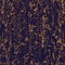 Natural seamless abstract craquelure surface pattern with rich texture in dusty gold and deep navy blue colors