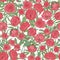 Natural seamless pattern with blooming garden pink english or Austin rose flowers on white background. Floral realistic