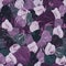 Natural seamless pattern with exotic butterflies or moths with purple and gray wings. Beautiful backdrop with lovely