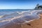 Natural seascape view of Browns bay, Auckland, New Zealand.