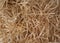 Natural shredded wood shavings for design