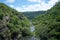 Natural sight of the island of Mauritius - several levels of falls.