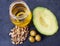 Natural source of vitamin E - sunflower seeds, olives, avocado, vegetable oil