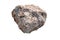 Natural specimen of conglomerate - sedimentary rock composed of rounded or sub-rounded gravel and pebbles cemented by calcium