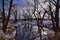 Natural spring at Donald County park near mount vernon in Dane County wisconsin