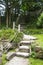 Natural stairs made of stone in a park or garden. Arrangement of nature26-7