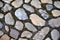 Natural stone cobbled paving