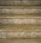 natural stone stairs dark / dirty low contrast look