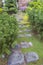 Natural Stone Steps to Frontyard Garden