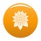 Natural sunflower icon orange