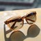 Natural Sunlight: Modern Sunglasses. Generative AI