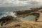 Natural swimming pool of Charco del Palo at Lanzarote on Canary islands, Spain