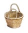 Natural traditional wicker basket for various items
