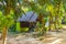 Natural tropical Thai beach jungle resort with wooden cottages Thailand