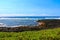 Natural view of the rocky Punaluu Beach in the Big Island, Hawaii, USA