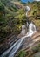 Natural view of Thac Bac or Silver waterfall in Sapa, Lao Cai, Vietnam