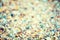 Natural vintage colorful coquina shells background