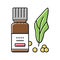 natural vitamins phytotherapy color icon vector illustration