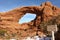 Natural window in Arches National Park, Utah, USA