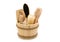 Natural wood toiletry accessories