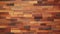 Natural Wooden Tiles: Light Orange And Dark Maroon Wall Decor