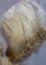 Natural wool fleece from a Corriedale sheep