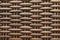 Natural woven rattan background. close up