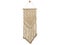 Natural woven wall hanging. Handmade macrame. 3d render