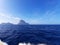 Naturalistic maritime panorama of Es Vedra in the sea of â€‹â€‹Ibiza from Cala d`Hort