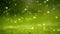Nature background. Beautiful Blurred abstract bokeh with rain drop on grass. Sunlight. Sunflare. Slow motion