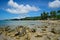 Nature background, clear water tropical beach, Andaman Sea, koh