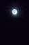 Nature background of shining full moon