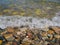 Nature Of Baikal. Pebble on the water\'s edge