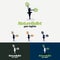 Nature Ballet Logo Design Template