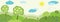 Nature banner , spring